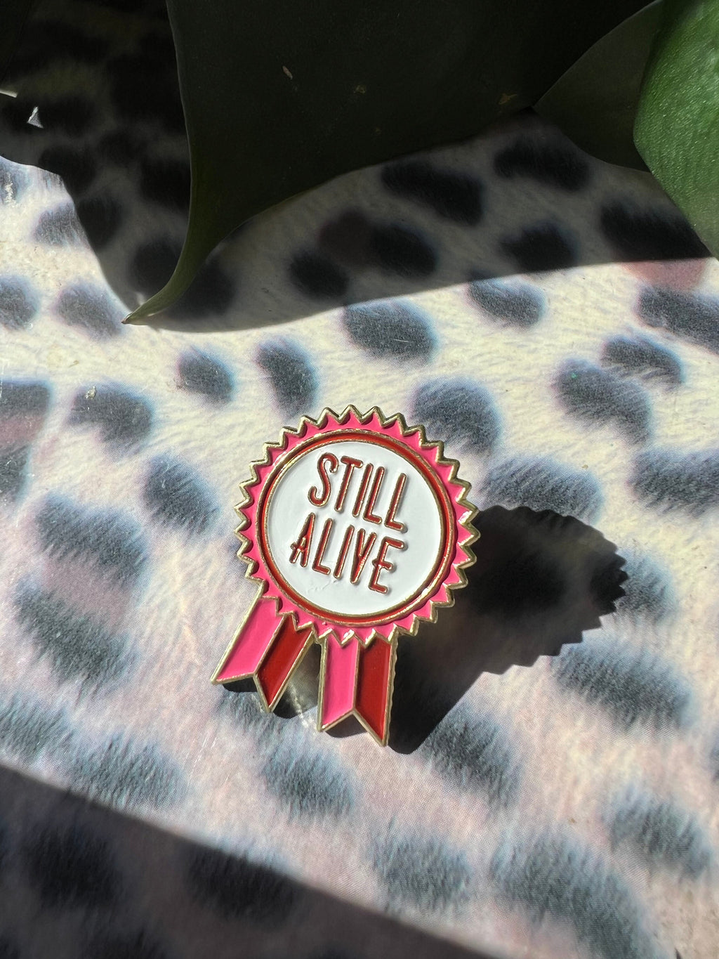 sarcastic pins and badges punk enamel pins dark humor award ribbon enamel pin goth pins gothic accessories queer pins grunge accessories