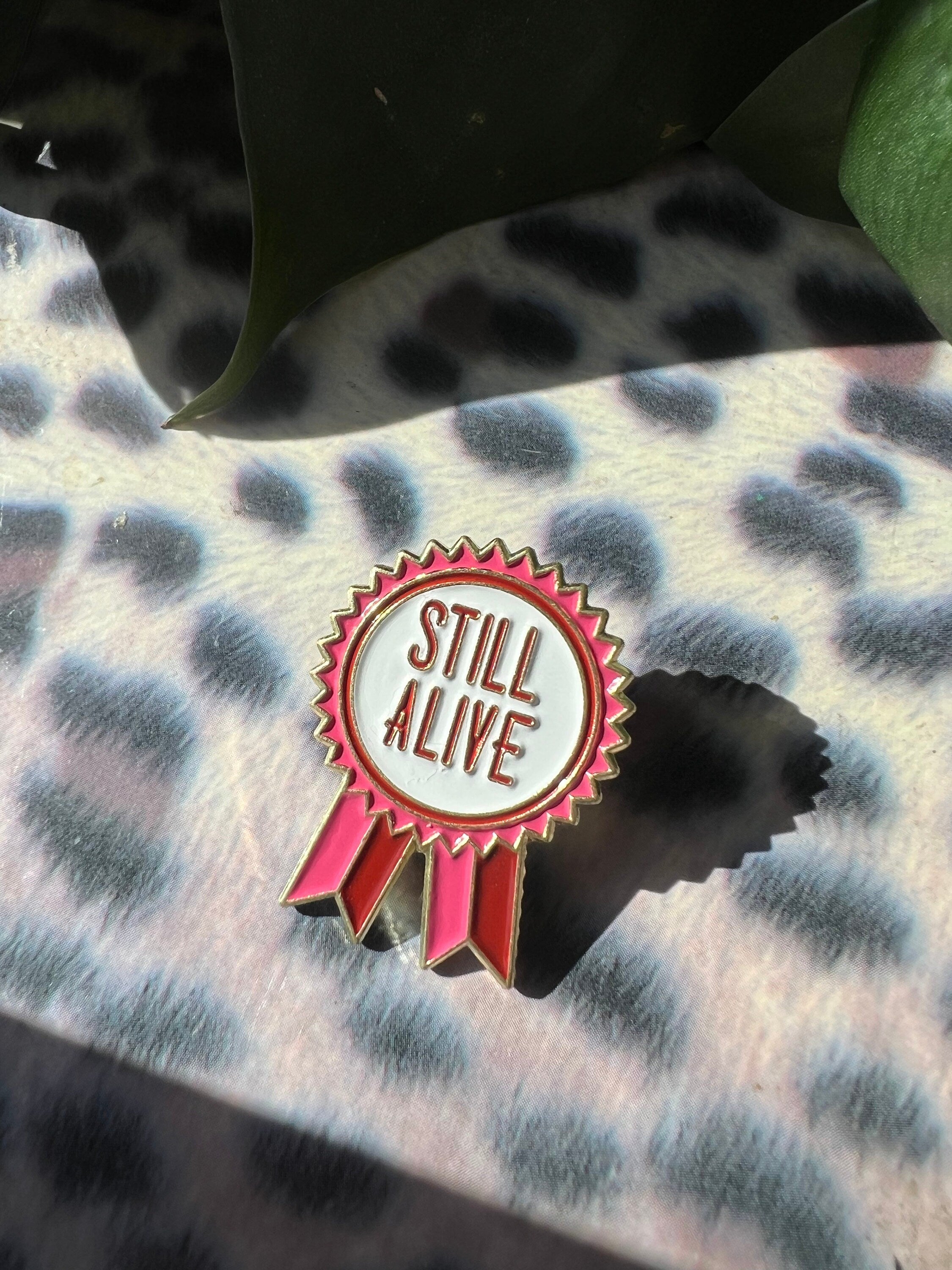 sarcastic pins and badges punk enamel pins dark humor award ribbon enamel pin goth pins gothic accessories queer pins grunge accessories