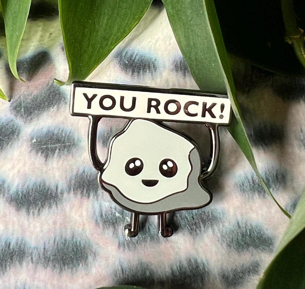You Rock enamel pin