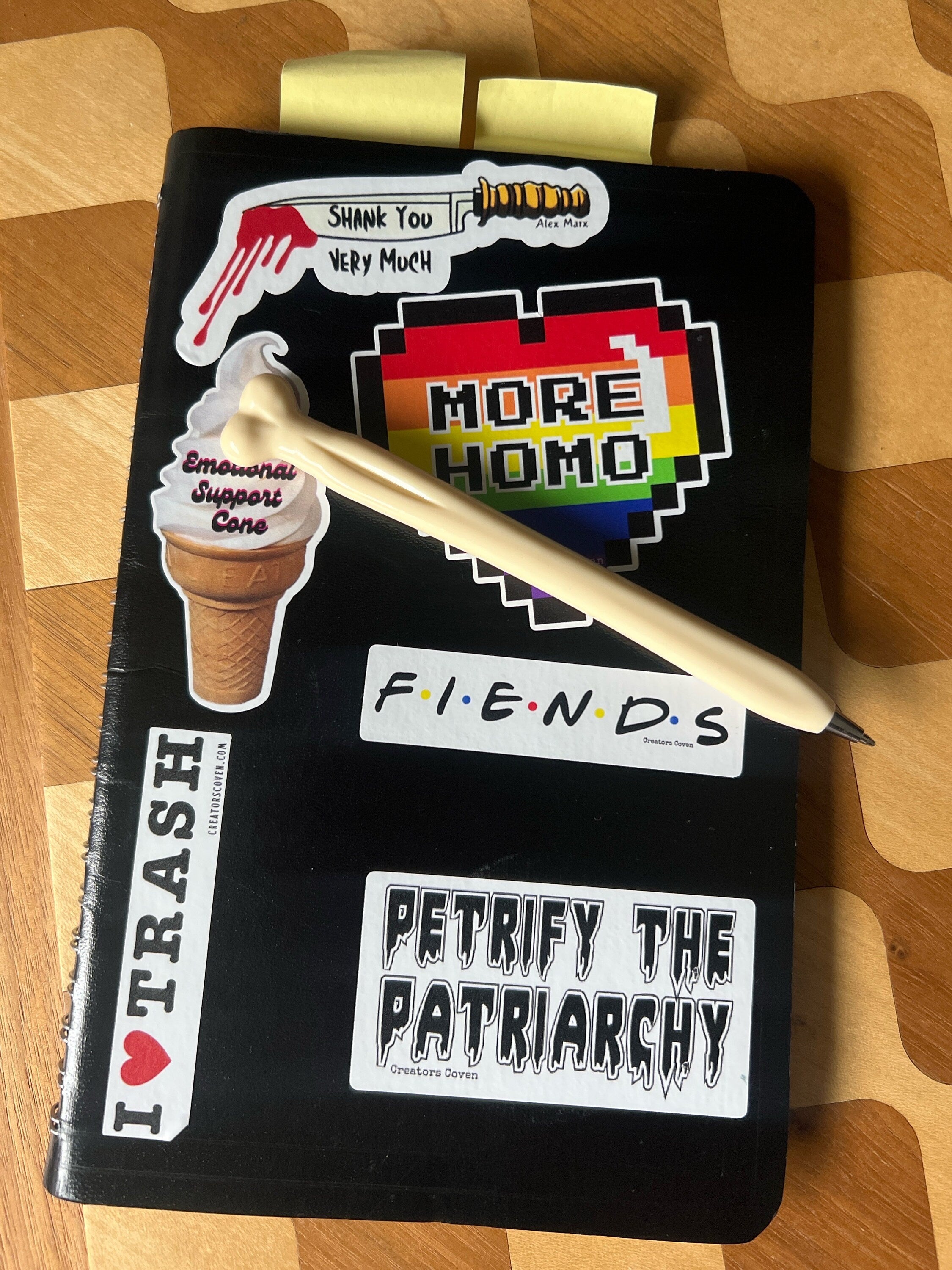gothic stickers goth decals “petrify the patriarchy”spooky vinyl stickers creepy stickers punk stickers