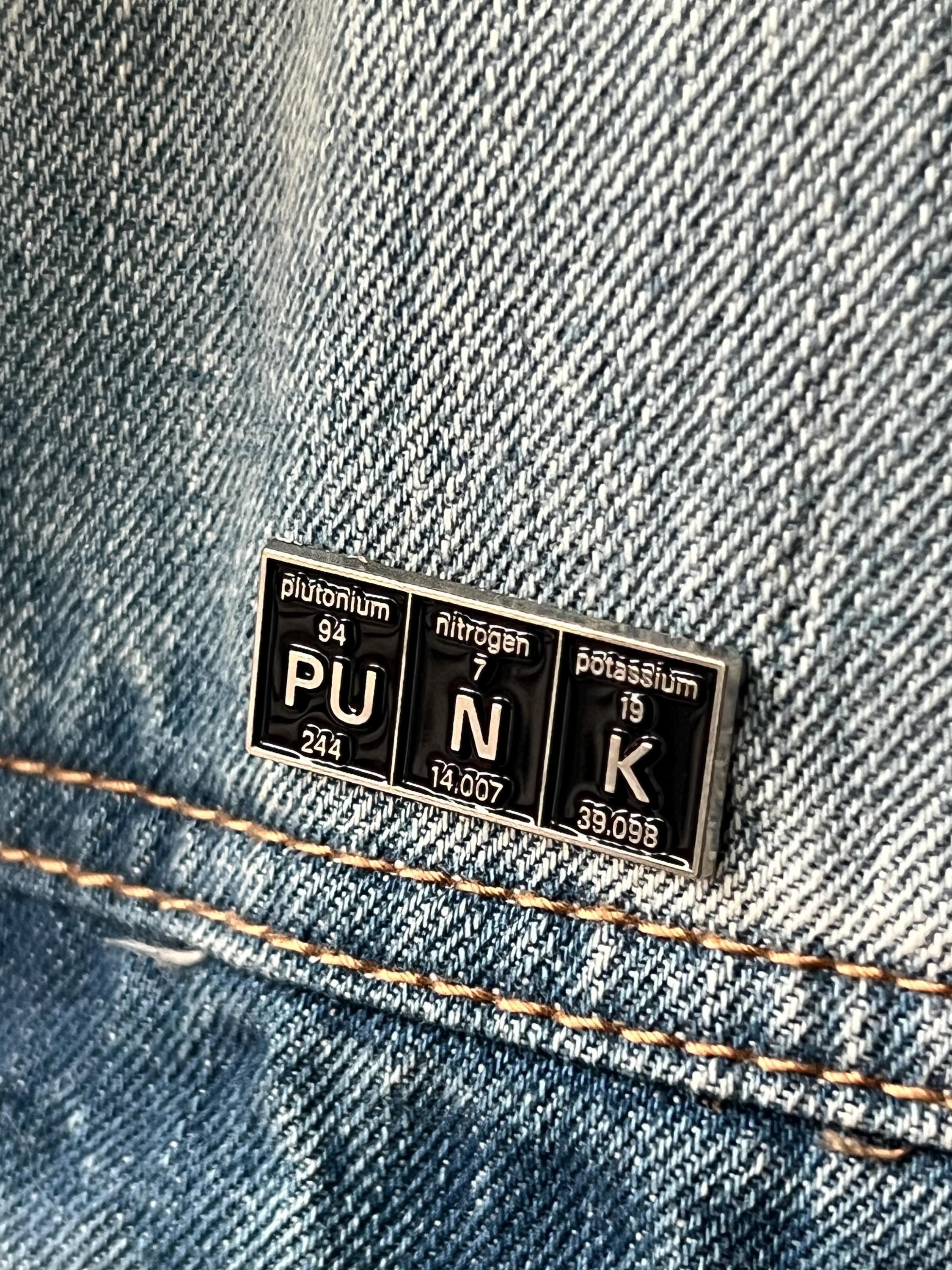 punk pins and badges periodic table enamel pins science pins punk rock accessories punk enamel pins goth pinback buttons