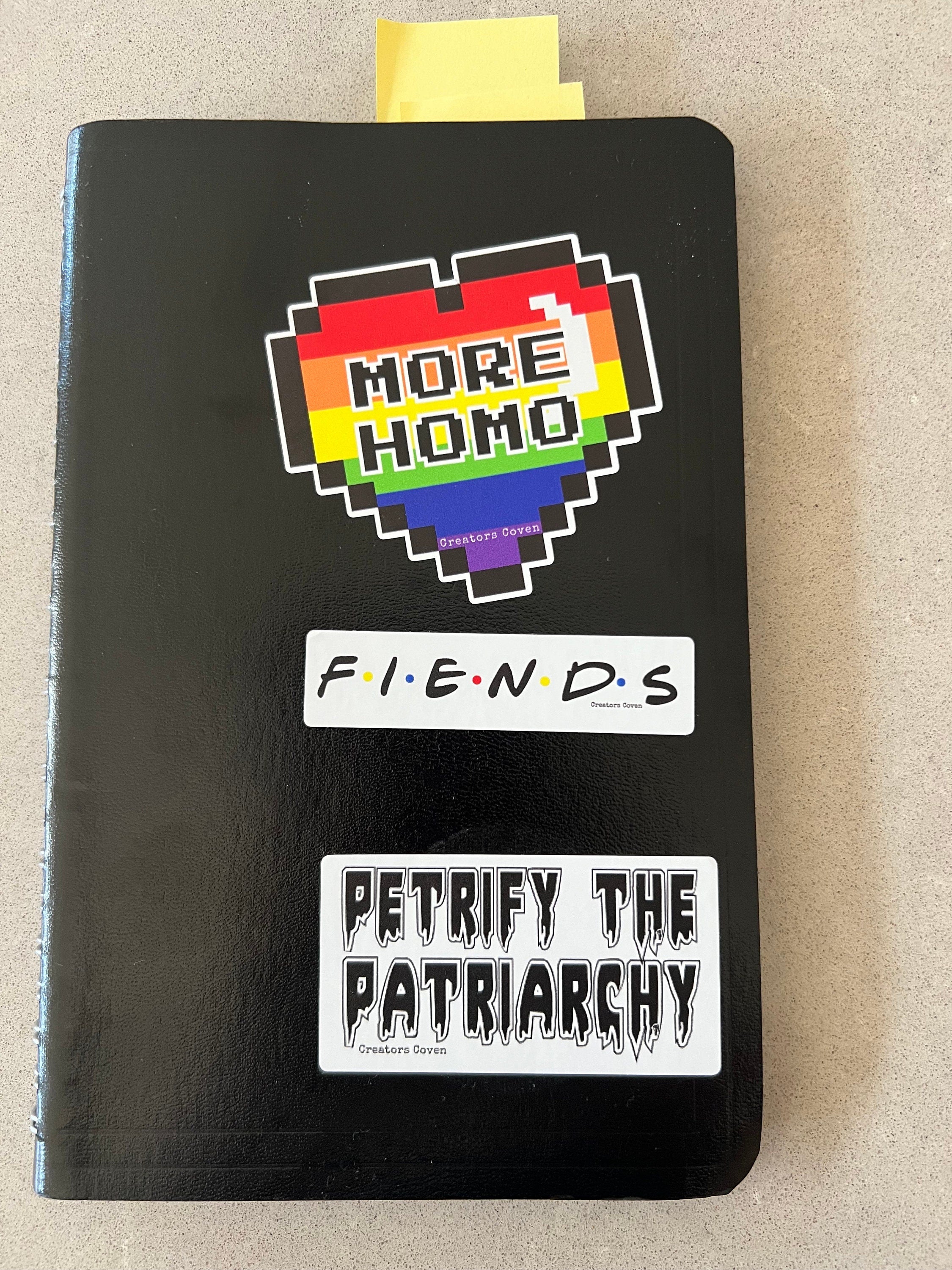 More Homo vinyl sticker Rainbow Heart Sticker