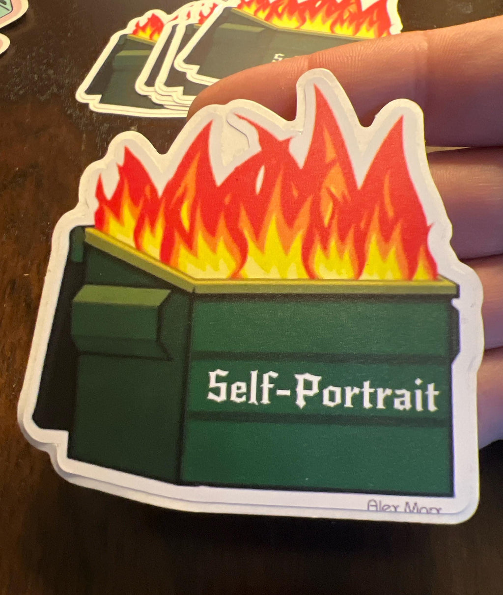 dark humor funny stickers dumpster fire decals funny bumper stickers laptop stickers queer punk decal stickers weird stickers waterproof