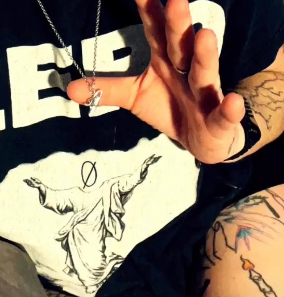 chainsaw necklace goth jewelry punk accessories gothic necklace stainless steel jewelry punk necklace miniature chainsaw jewelry