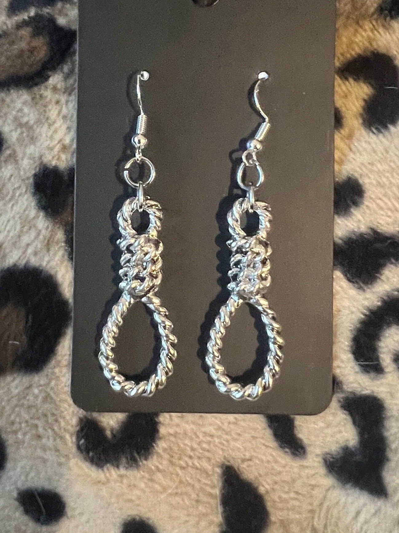 gothic earrings goth jewelry punk earrings goth jewellery noose earrings gothic accessories grunge