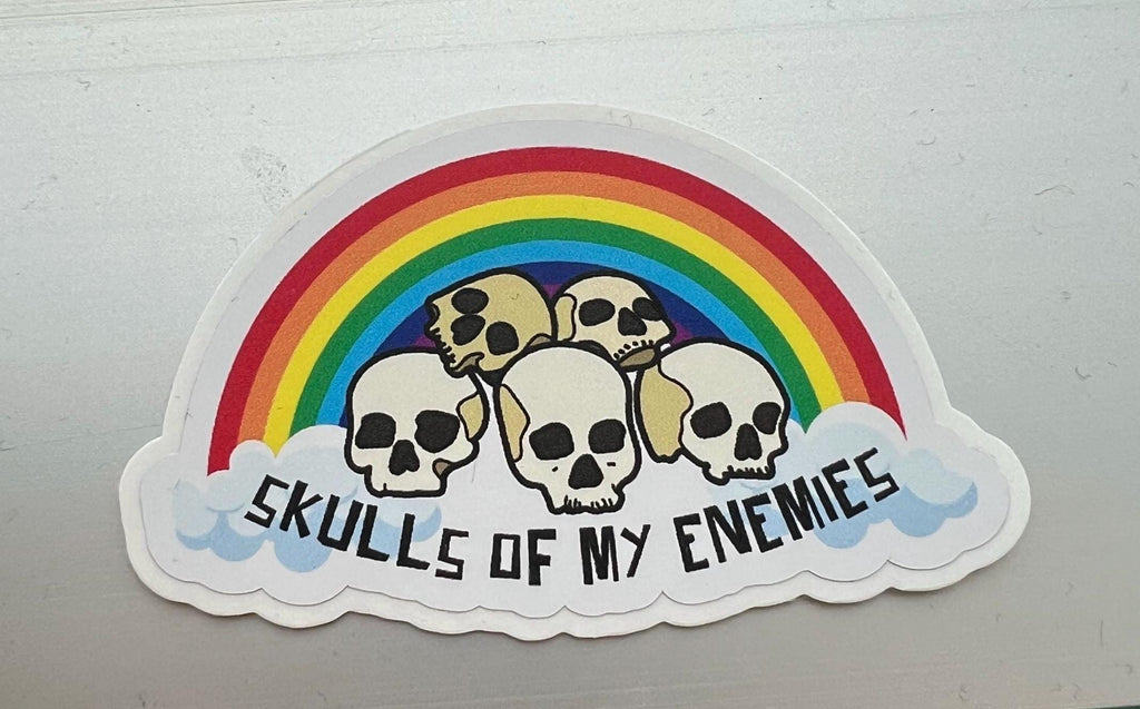 Skulls of my Enemies Vinyl Sticker Decal