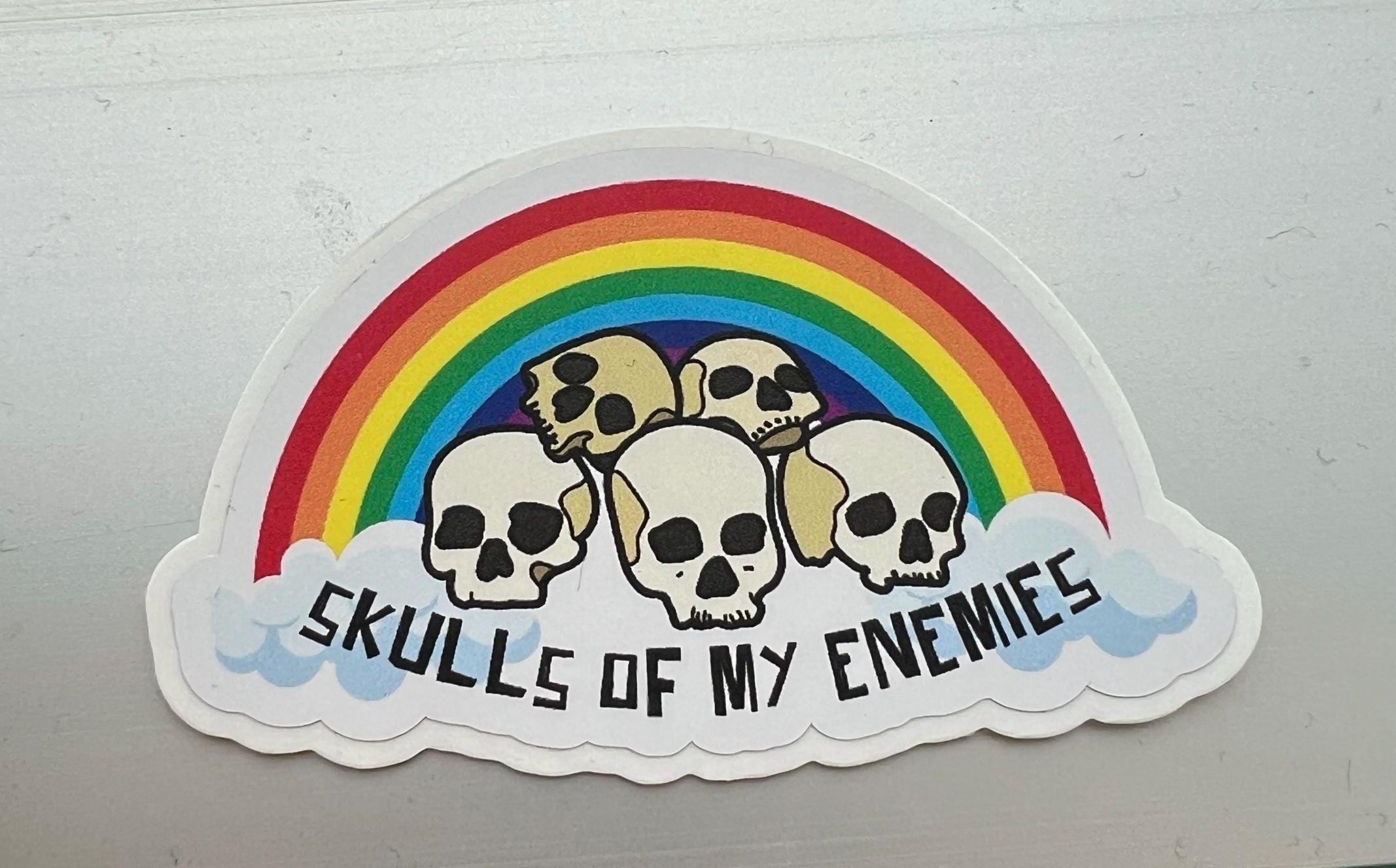 Skulls of my Enemies Vinyl Sticker Decal
