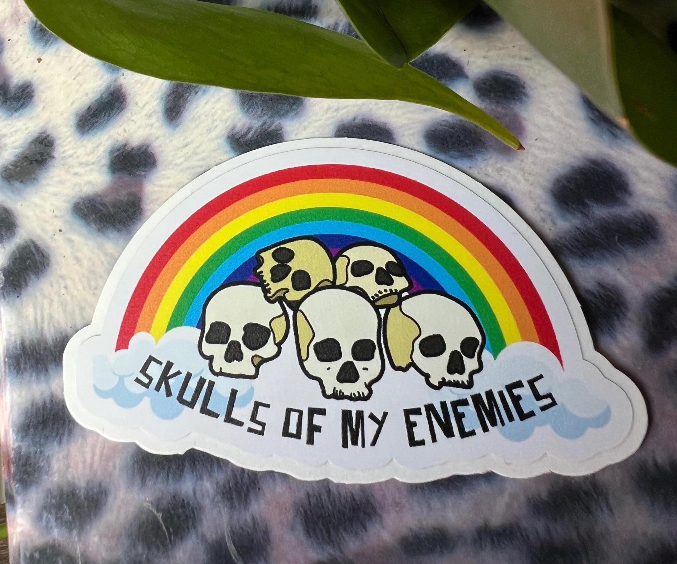 Skulls of my Enemies Vinyl Sticker Decal
