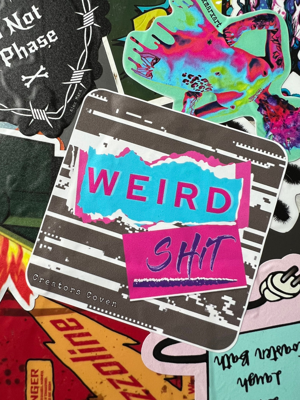 cool stickers | weird removable decals   90s stickers | journal stickers | edgy stickers | weird bumper stickers | weird shit edgy decal