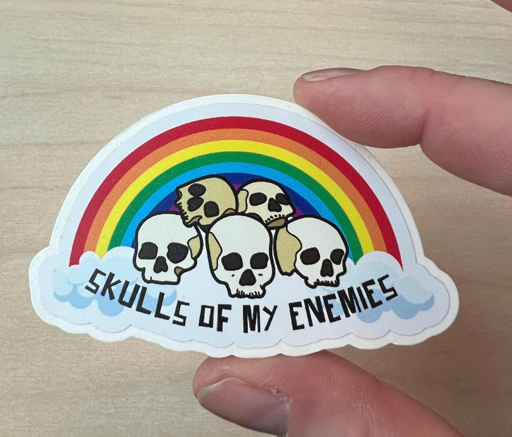 Skulls of my Enemies Vinyl Sticker Decal