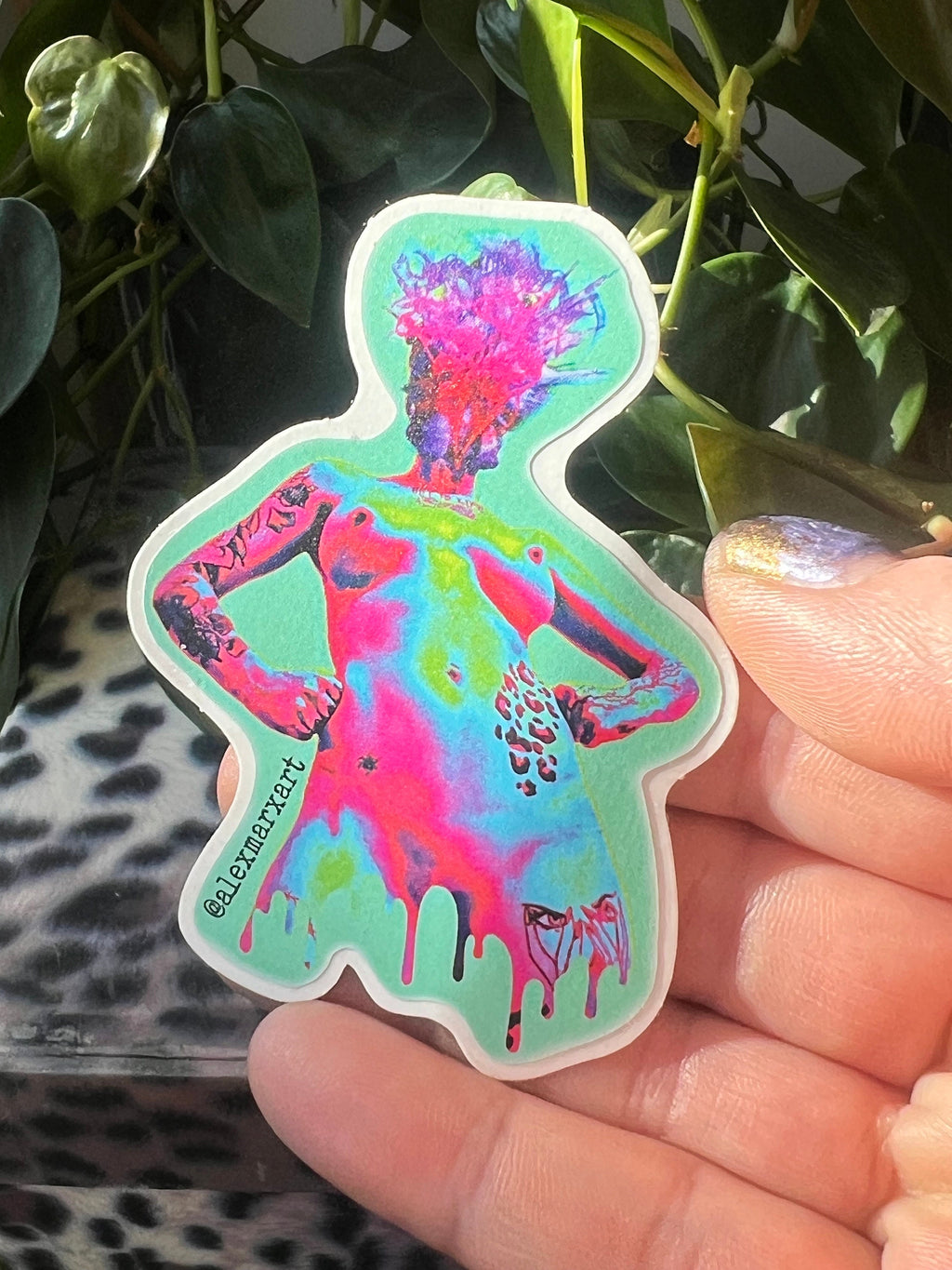 colorful nude vinyl sticker erotic decals nsfw mature vinyl decals