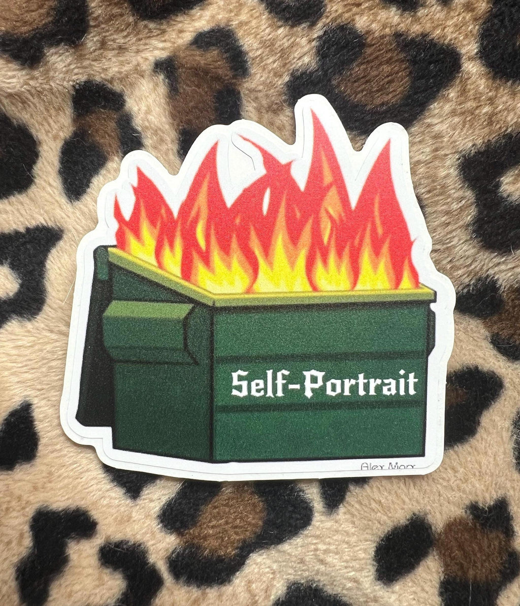 dark humor funny stickers dumpster fire decals funny bumper stickers laptop stickers queer punk decal stickers weird stickers waterproof