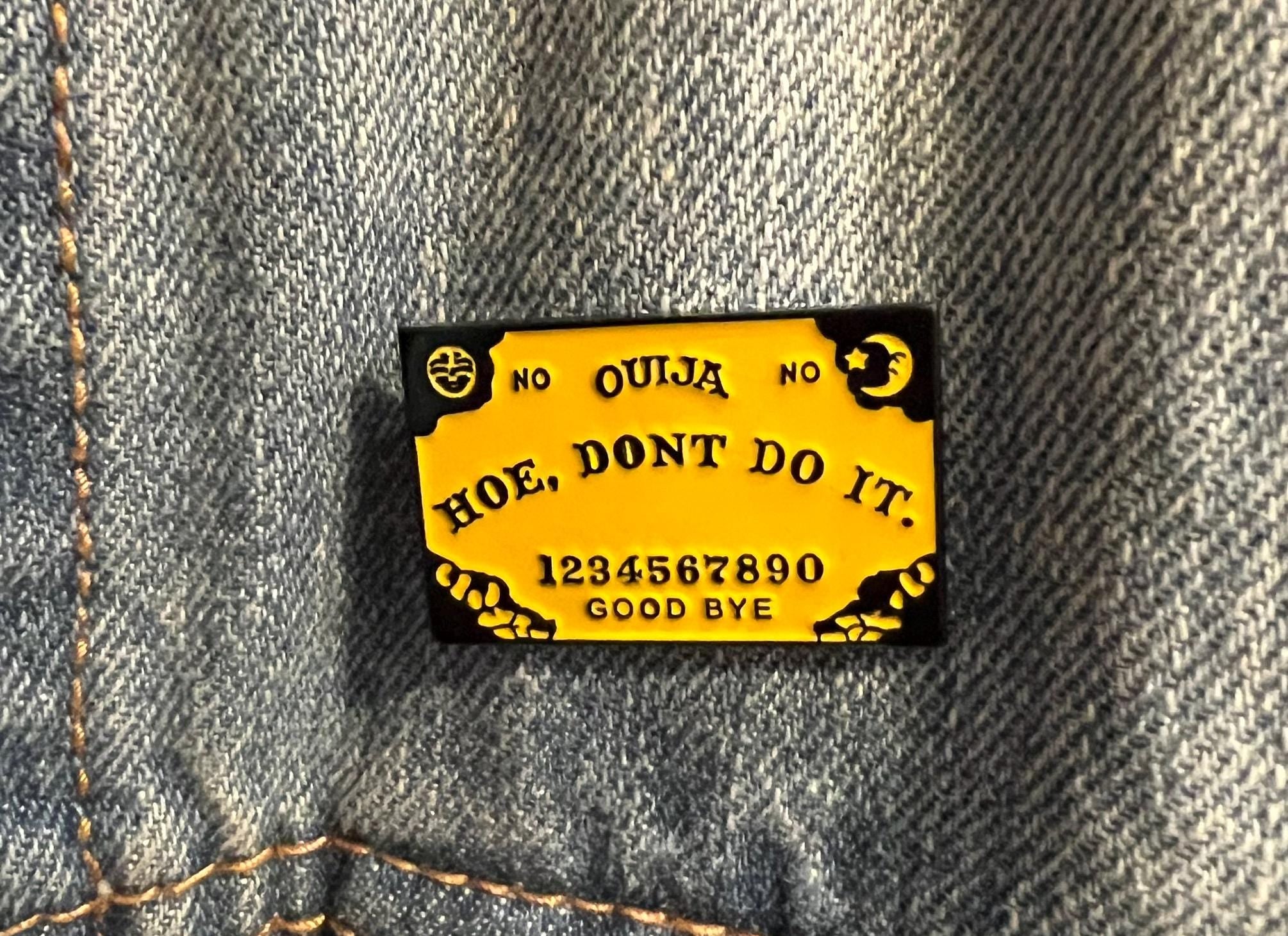 gothic enamel pins funny goth accessories ouija board pins and badges witchy enamel pins alternative pinback button