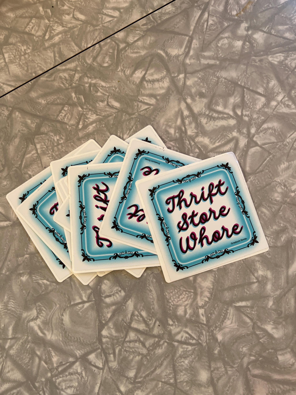 Thrift Store Whore Vinyl Sticker