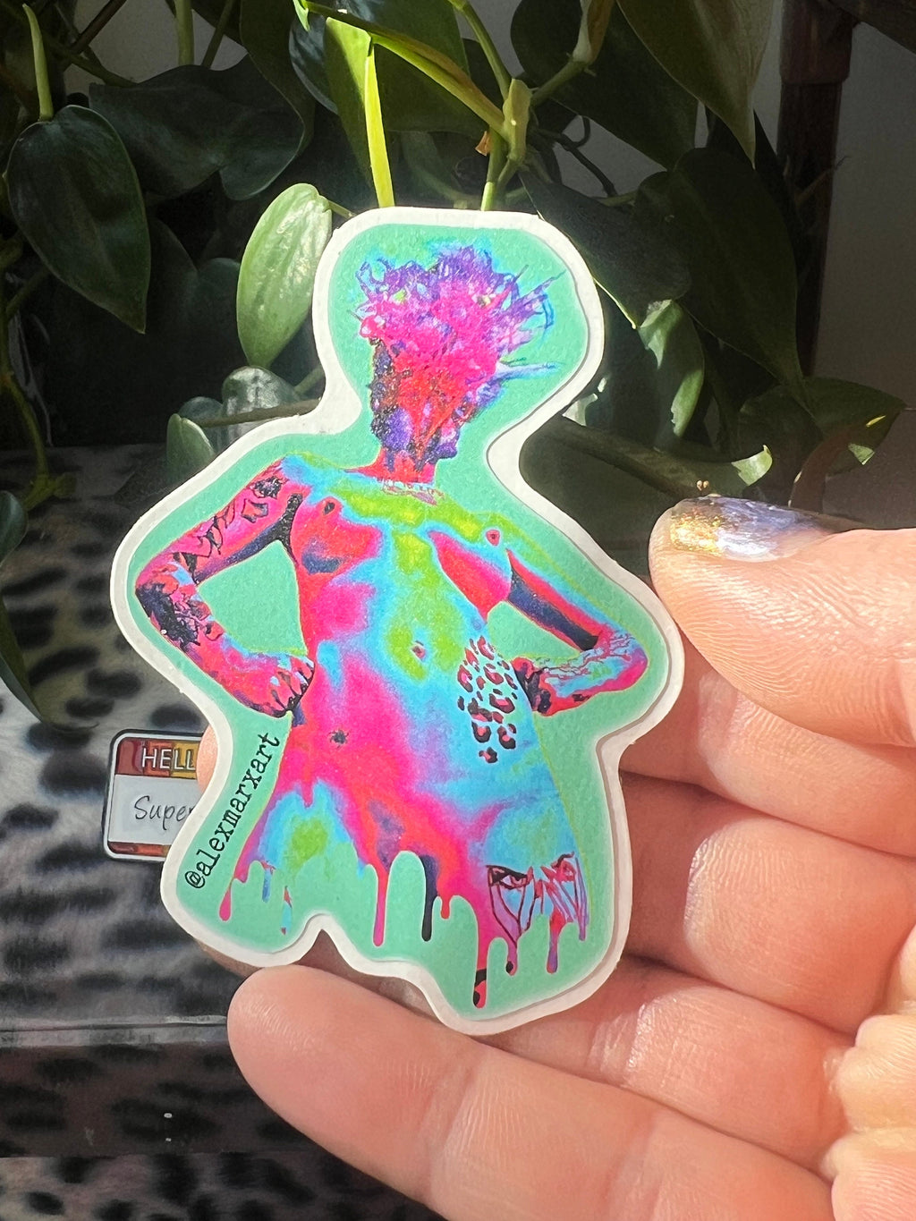 colorful nude vinyl sticker erotic decals nsfw mature vinyl decals