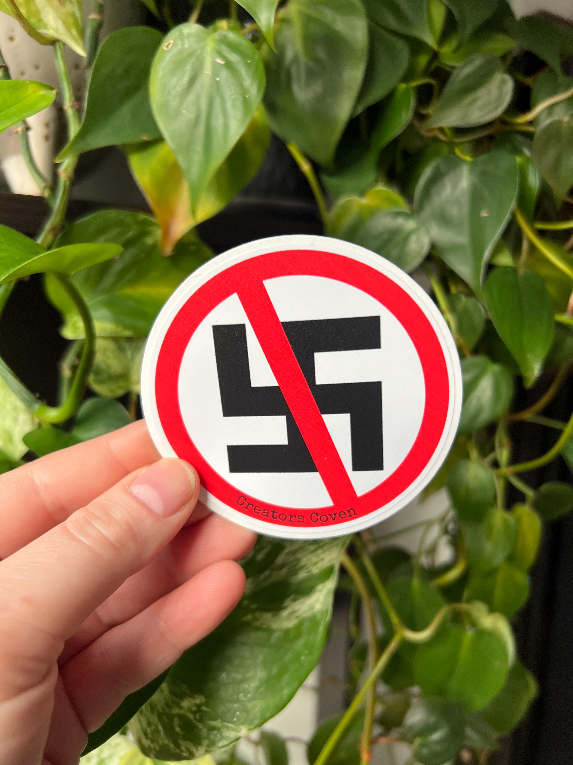 no nazis anti trump stickers punk decals leftist stickers liberal vinyl stickers anti fascist bumper stickers goth stickers