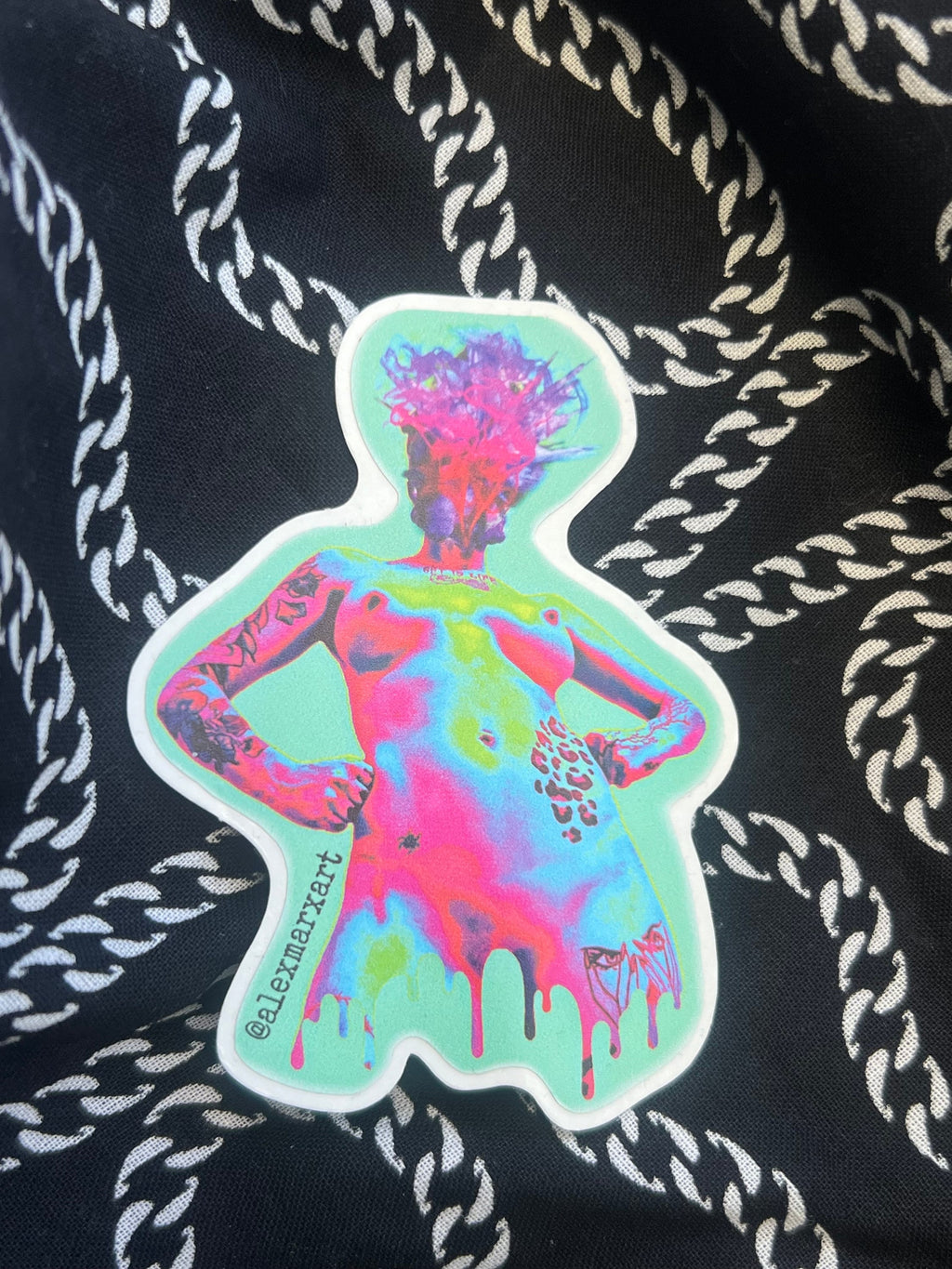 colorful nude vinyl sticker erotic decals nsfw mature vinyl decals