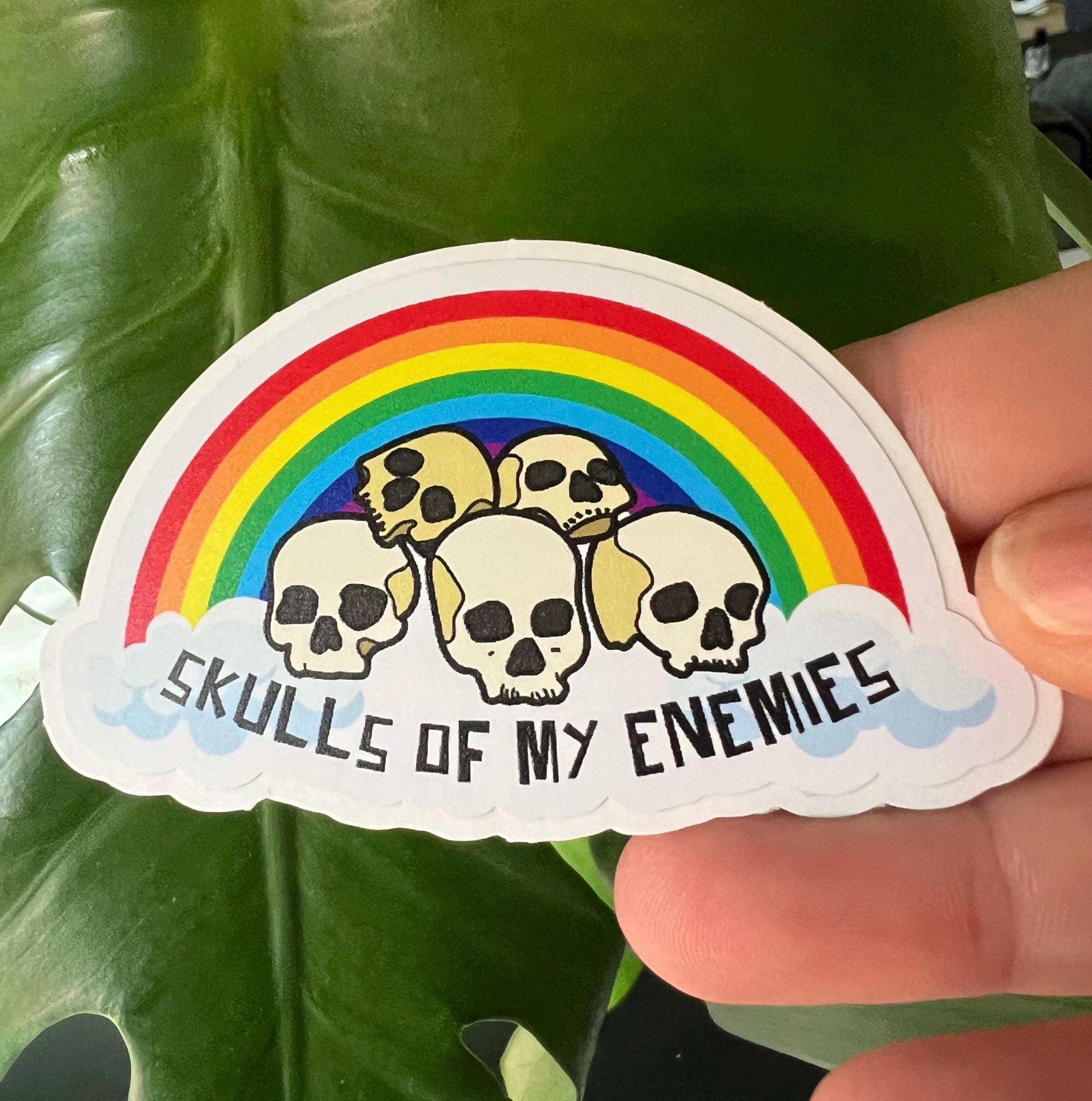 Skulls of my Enemies Vinyl Sticker Decal