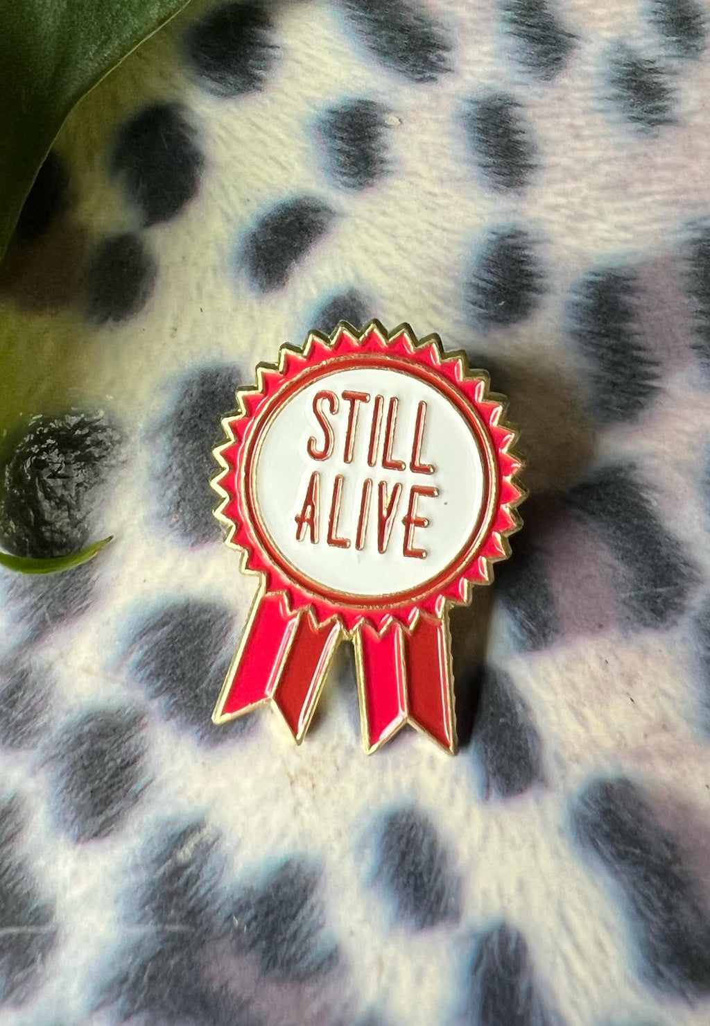 sarcastic pins and badges punk enamel pins dark humor award ribbon enamel pin goth pins gothic accessories queer pins grunge accessories