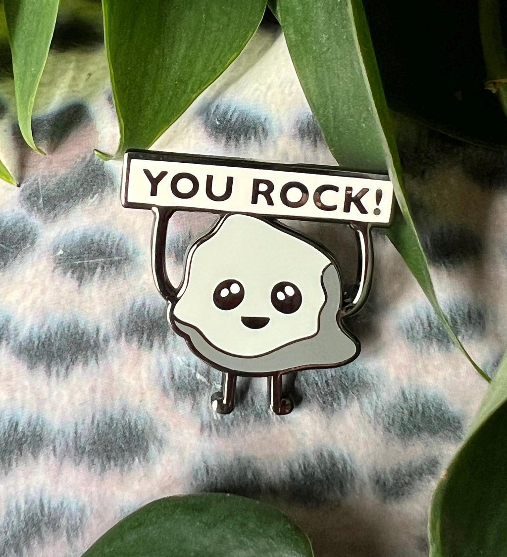 You Rock enamel pin