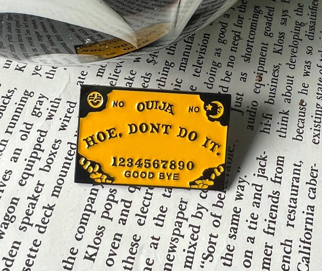 gothic enamel pins funny goth accessories ouija board pins and badges witchy enamel pins alternative pinback button