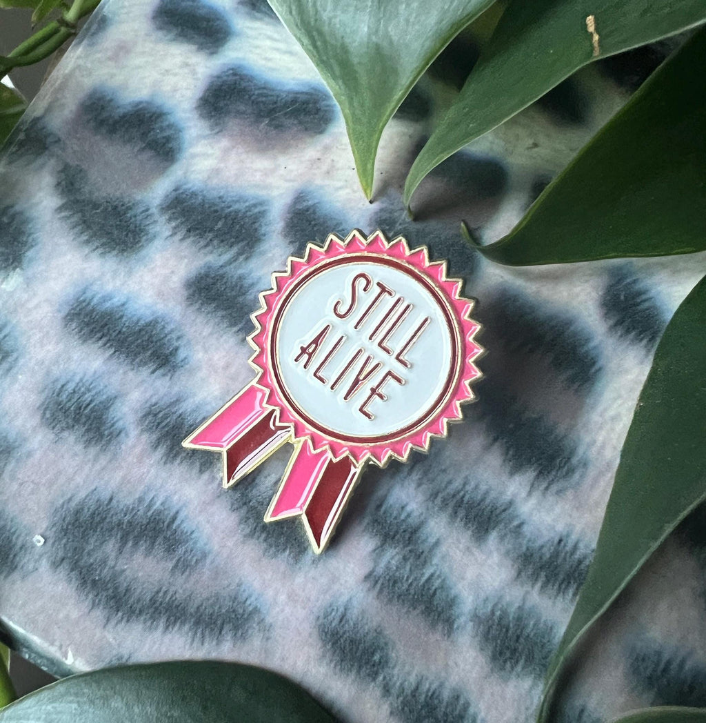 sarcastic pins and badges punk enamel pins dark humor award ribbon enamel pin goth pins gothic accessories queer pins grunge accessories