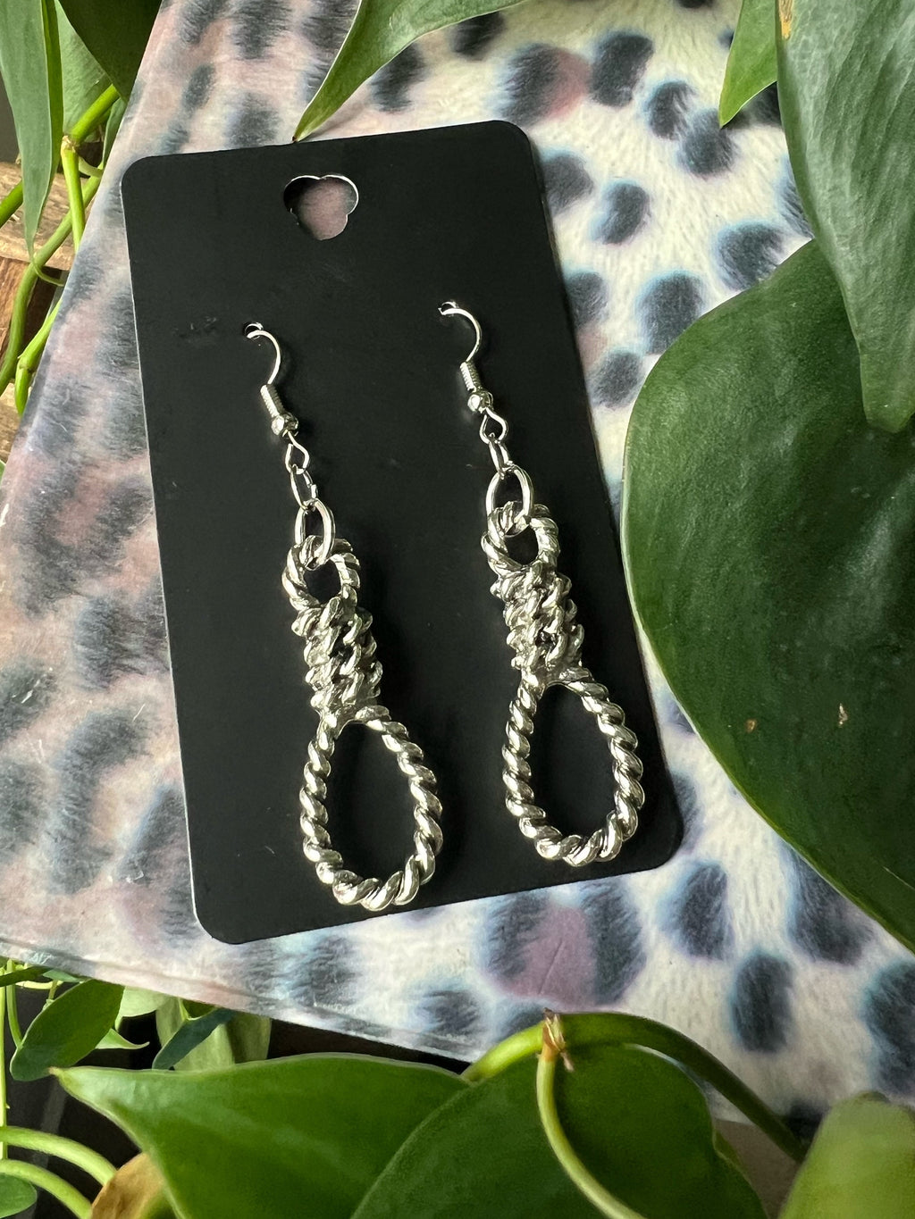 gothic earrings goth jewelry punk earrings goth jewellery noose earrings gothic accessories grunge