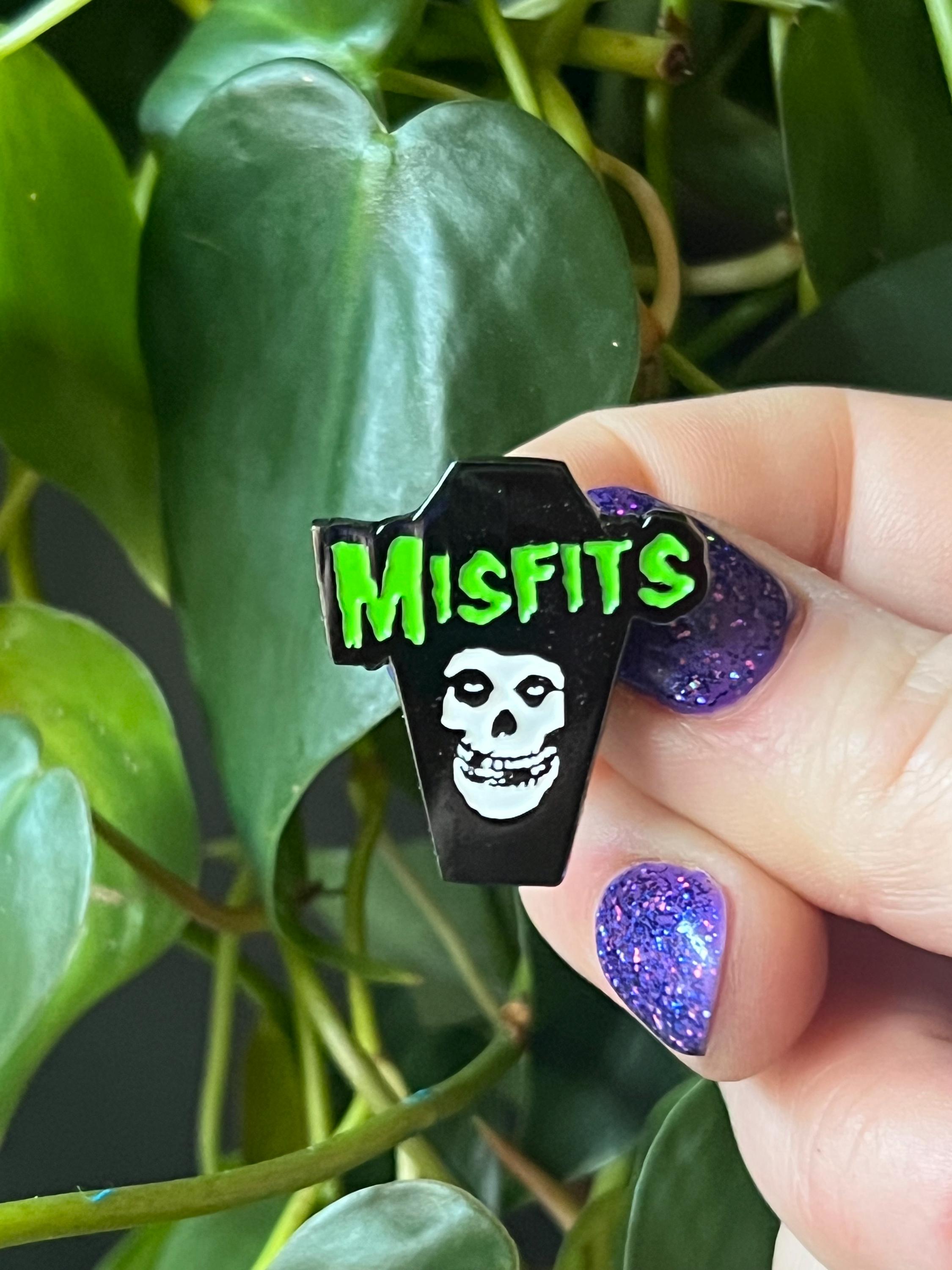 The Misfits Coffin Shaped Enamel Pin