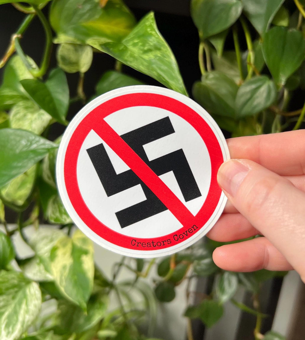 no nazis anti trump stickers punk decals leftist stickers liberal vinyl stickers anti fascist bumper stickers goth stickers