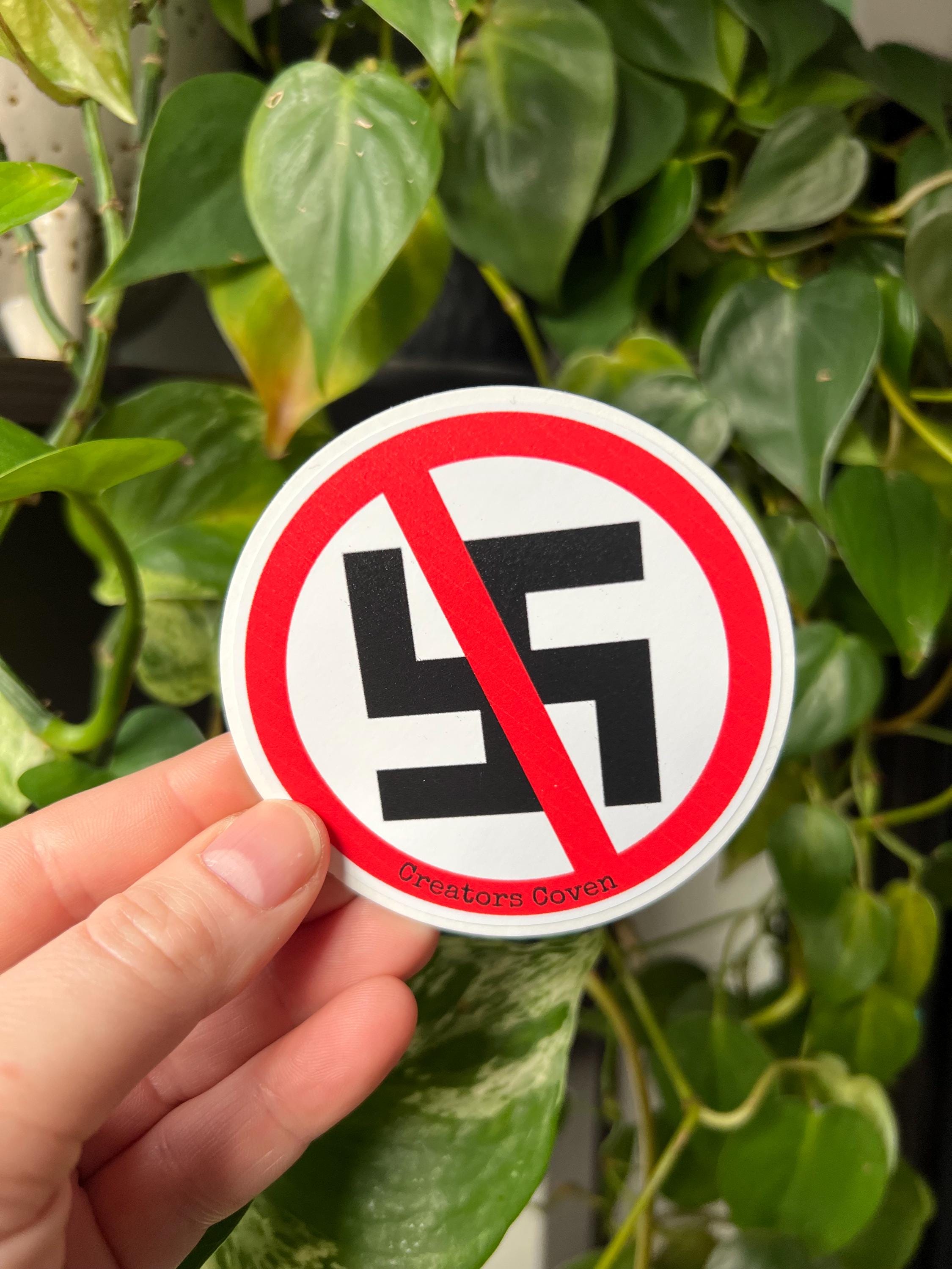 no nazis anti trump stickers punk decals leftist stickers liberal vinyl stickers anti fascist bumper stickers goth stickers