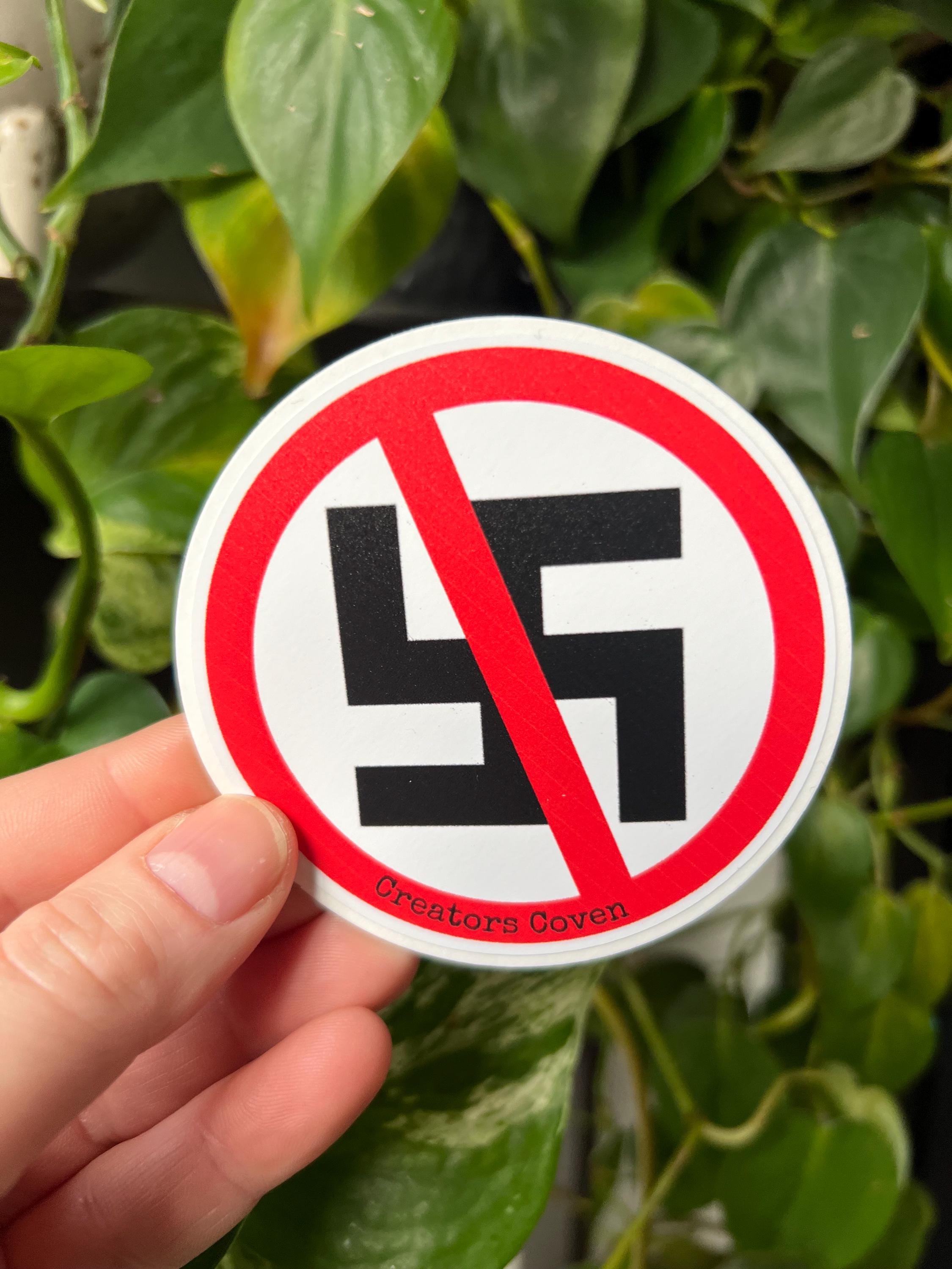 no nazis anti trump stickers punk decals leftist stickers liberal vinyl stickers anti fascist bumper stickers goth stickers
