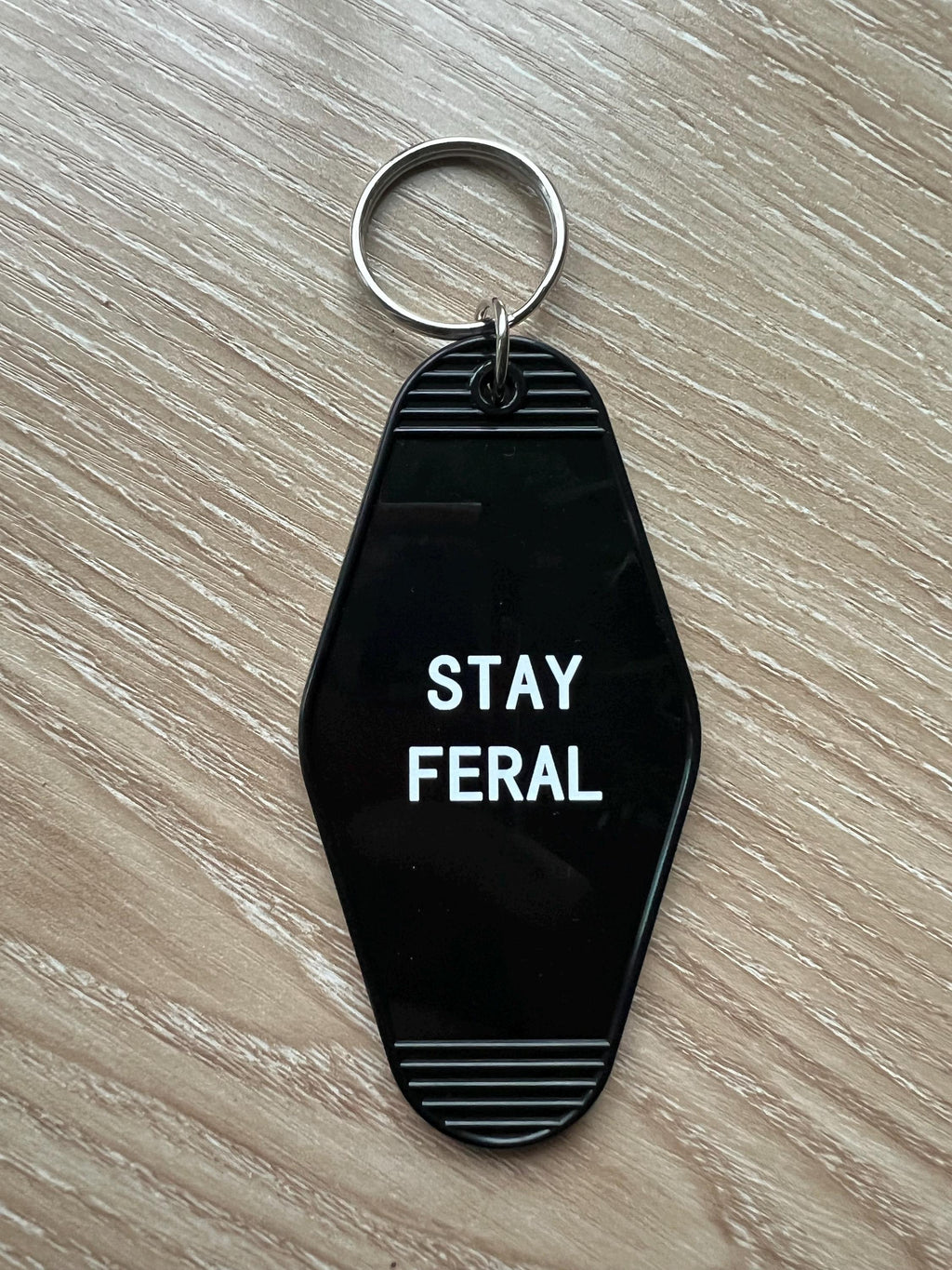 gothic keychain stay feral key chain anatomical key chain ribcage goth keyring punk accessories gothic accessories black and white edgy