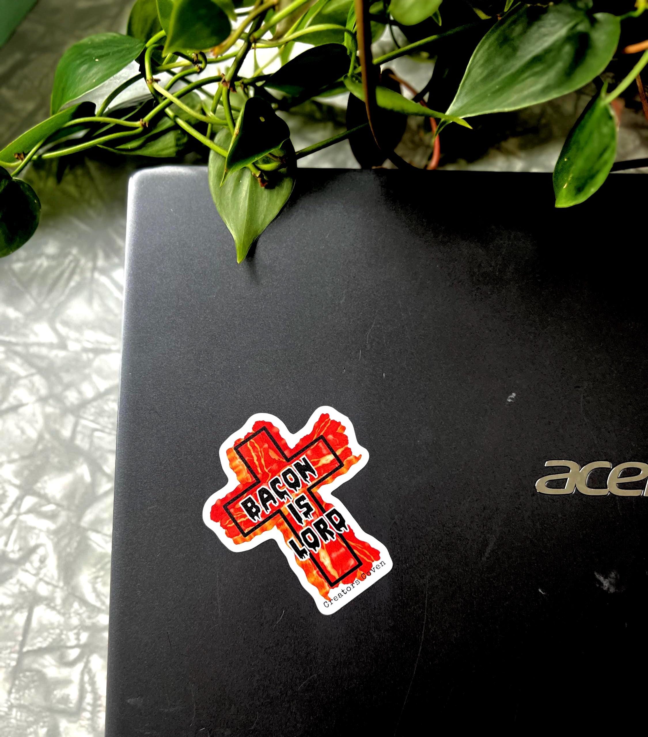 Bacon Is Lord vinyl sticker