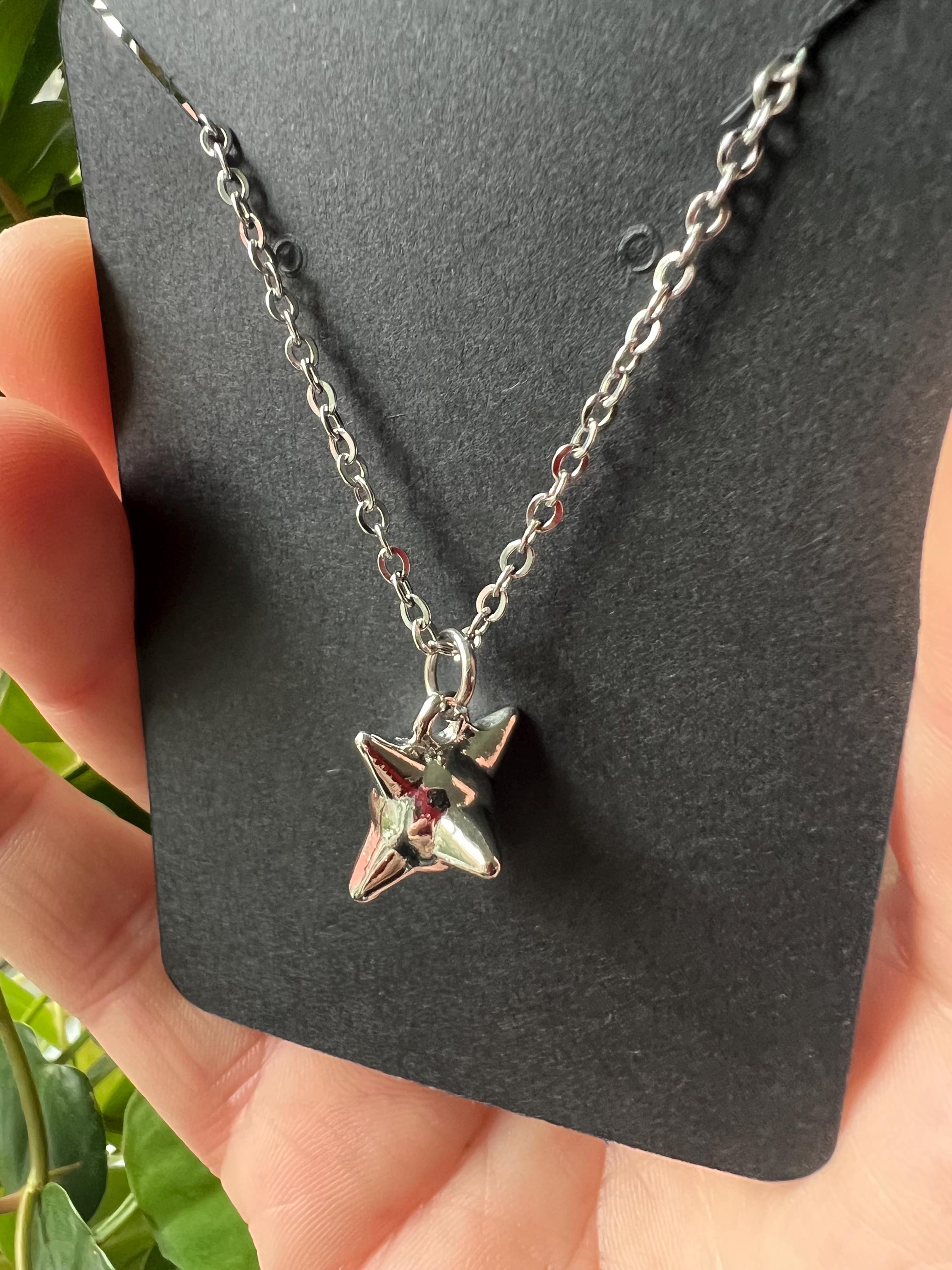 gothic necklace goth jewelry punk necklace punk accessories flail necklace medieval weapons morning star stainless steel necklace spiked