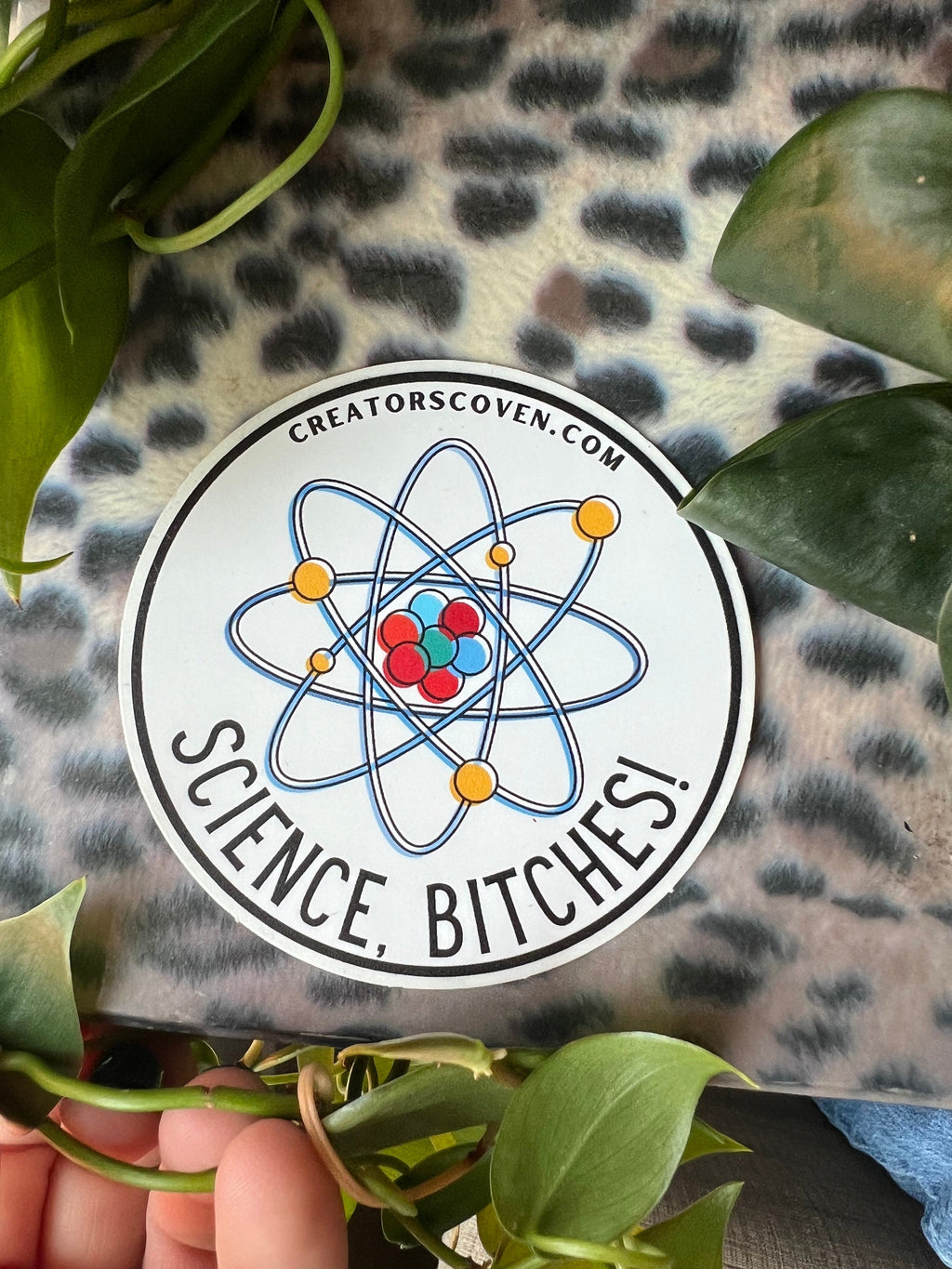 Science, Bitches vinyl sticker