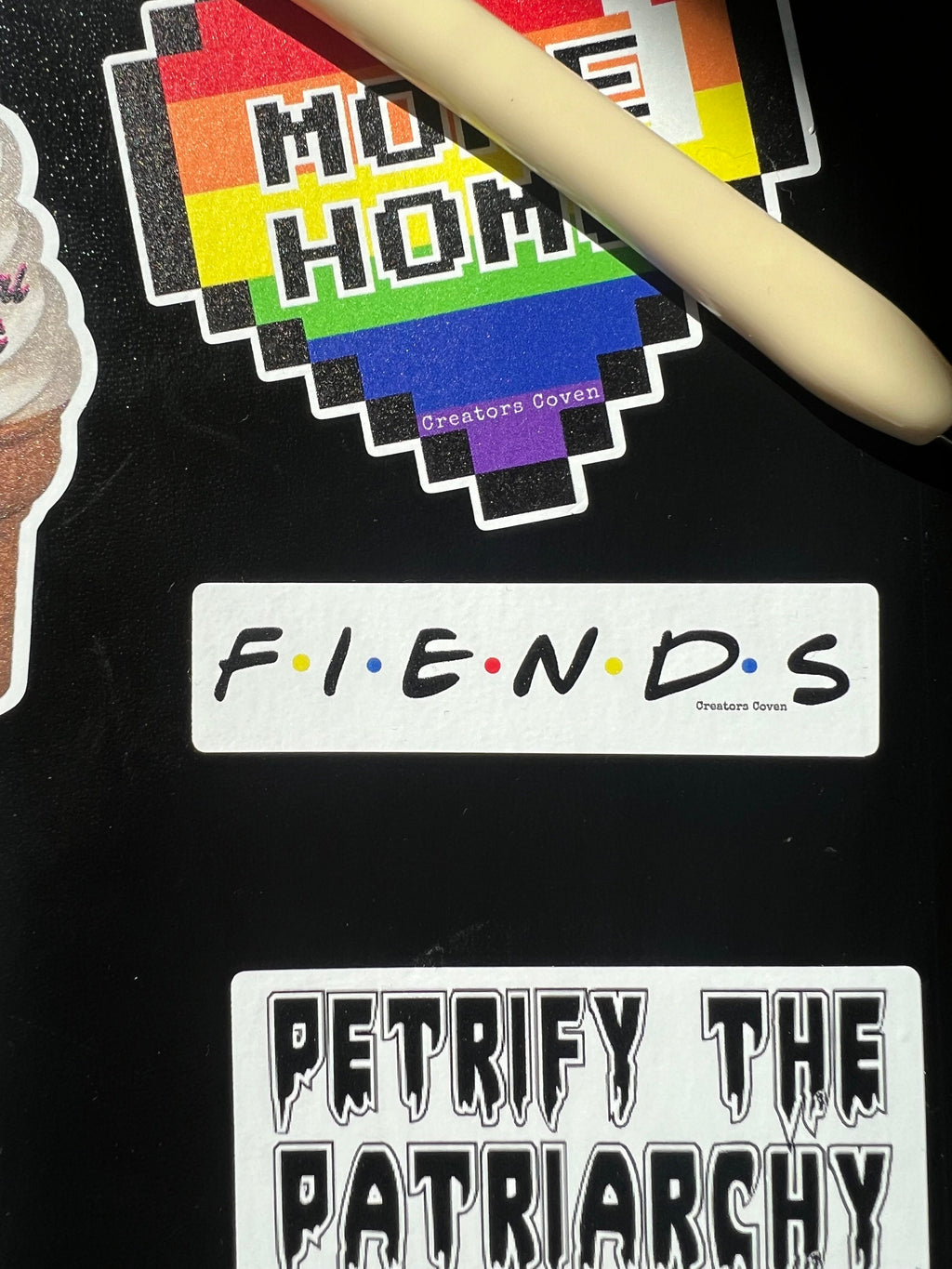 FIENDS vinyl sticker FRIENDS parody decal