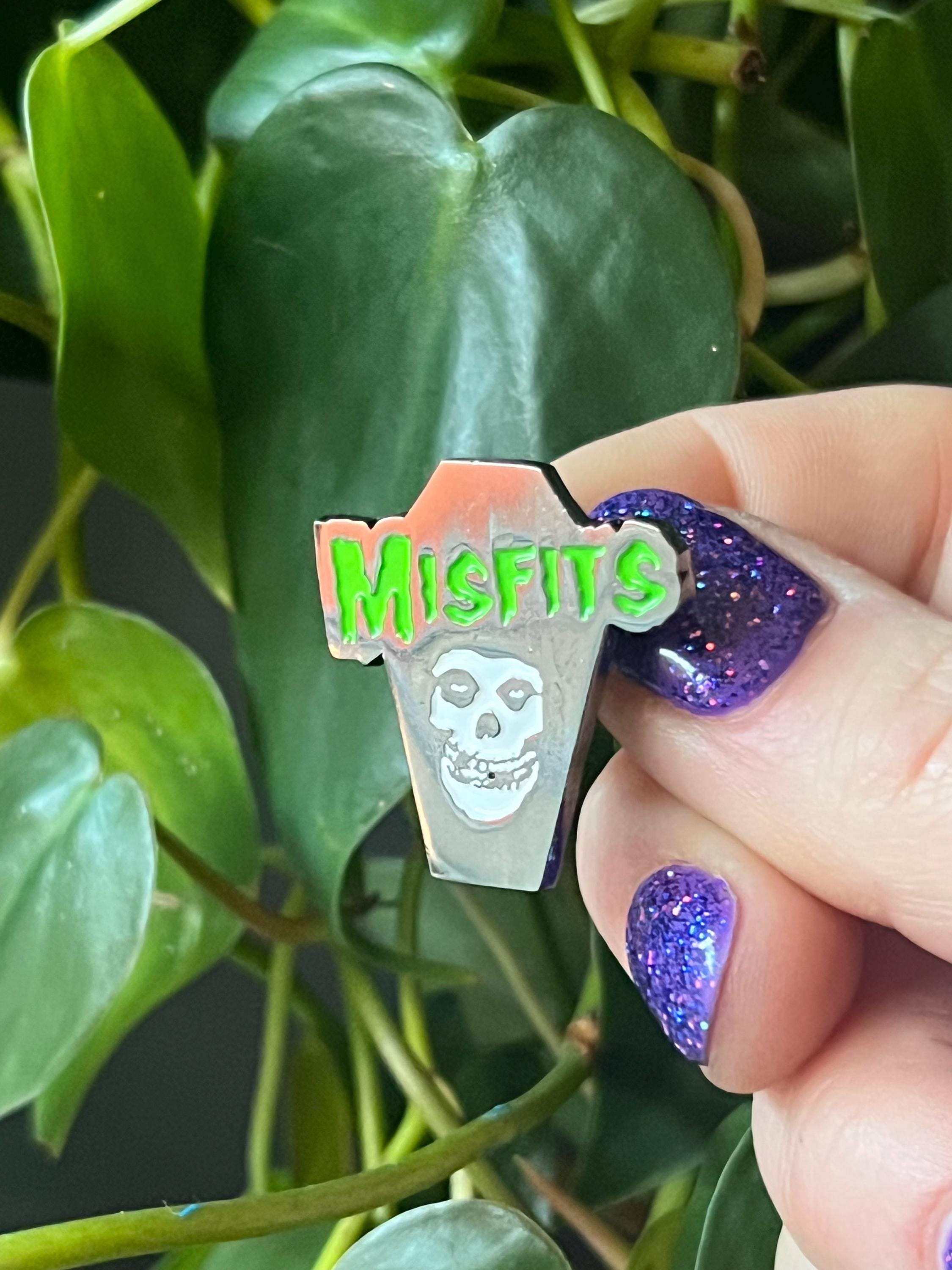 The Misfits Coffin Shaped Enamel Pin