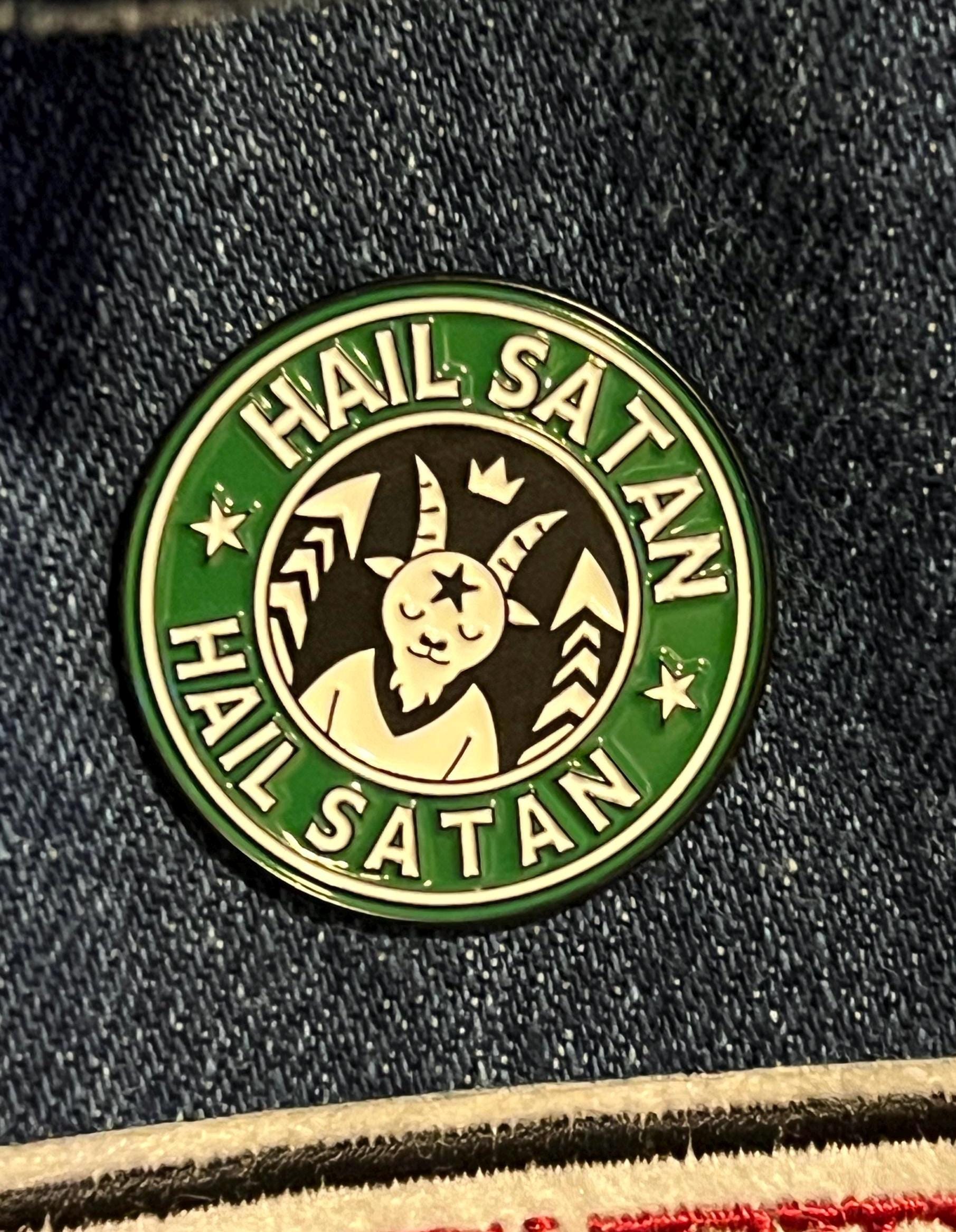 dark humor pins and badges punk accessories sarcastic starbucks round badge satanic pins queer punk pins