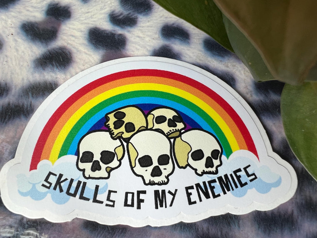 Skulls of my Enemies Vinyl Sticker Decal