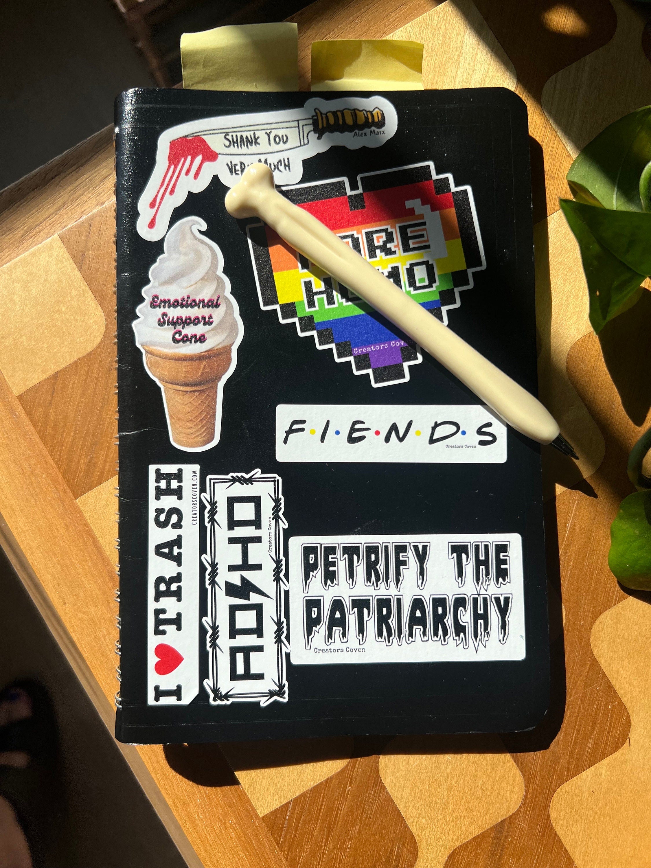 FIENDS vinyl sticker FRIENDS parody decal