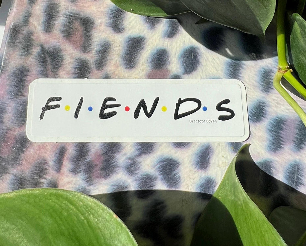 FIENDS vinyl sticker FRIENDS parody decal