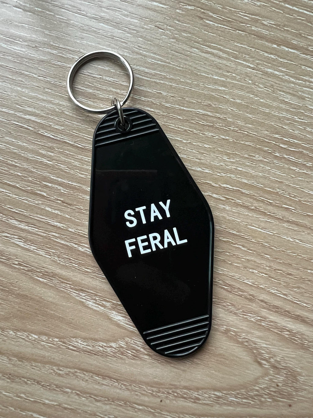 gothic keychain stay feral key chain anatomical key chain ribcage goth keyring punk accessories gothic accessories black and white edgy