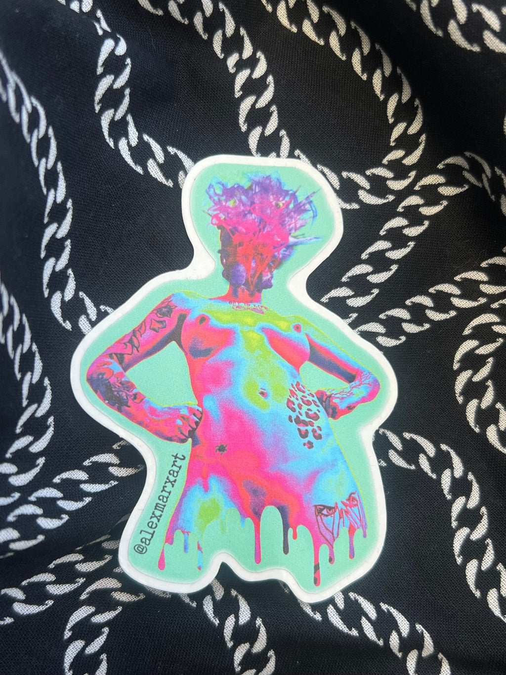 colorful nude vinyl sticker erotic decals nsfw mature vinyl decals